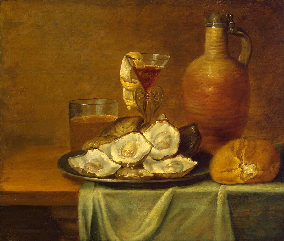 breakfast with oysters